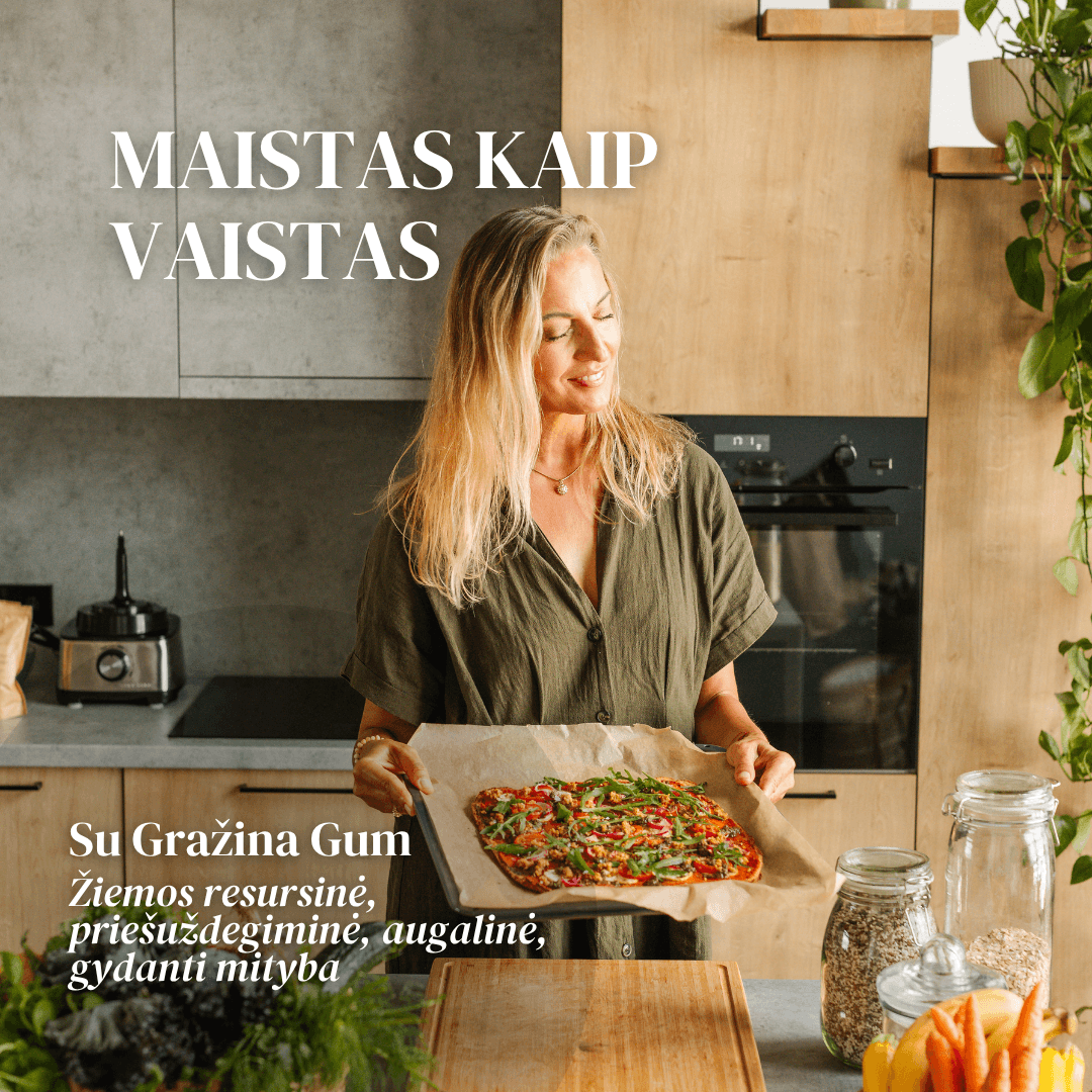 MAISTAS KAIP VAISTAS (Antiuždegiminė, augalinė, gydomoji mityba)