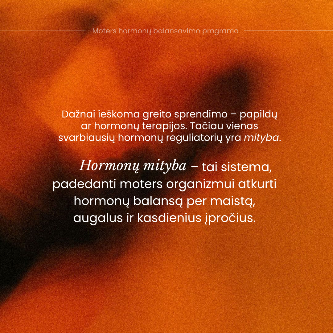 HOLISTINĖ (Moterų hormonų balansavimo programa)